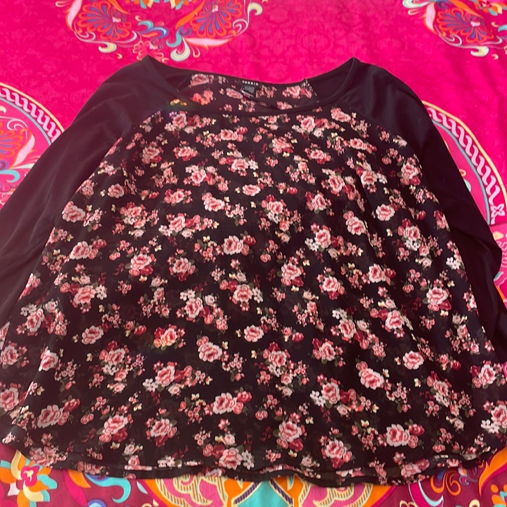 torrid 3/4 sleeve shirt